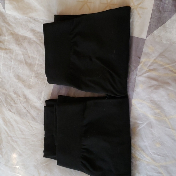 2 Black warm tights - Picture 5 of 5